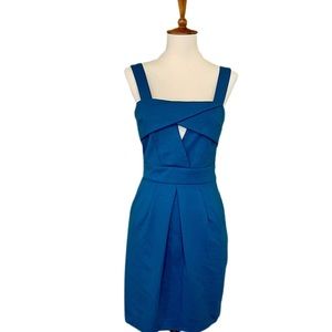 Cynthia Steffe Teal Blue Cutout Dress [Size 0]